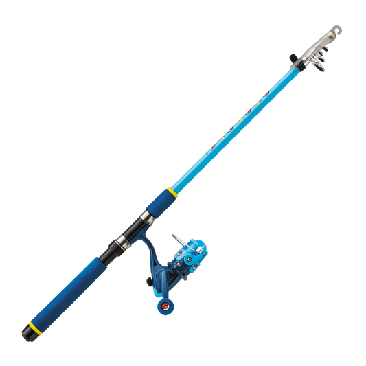 Valleyhill Pokémon 180 蓝色 Quaxly 儿童钓鱼竿套装