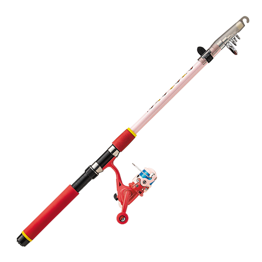 Valleyhill Pokémon 240 红色猩红色儿童钓鱼竿套装