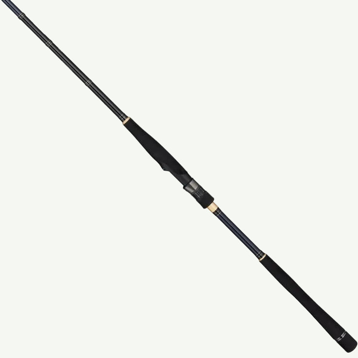 Fishing rod on a white background