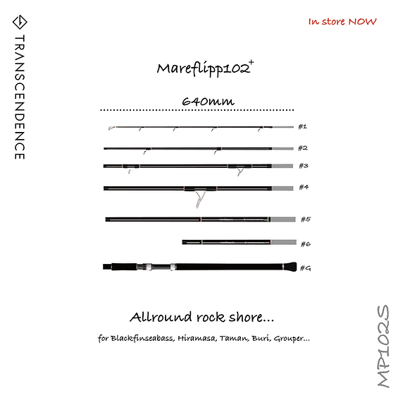 Transcendence Mareflipp 102 旅行竿