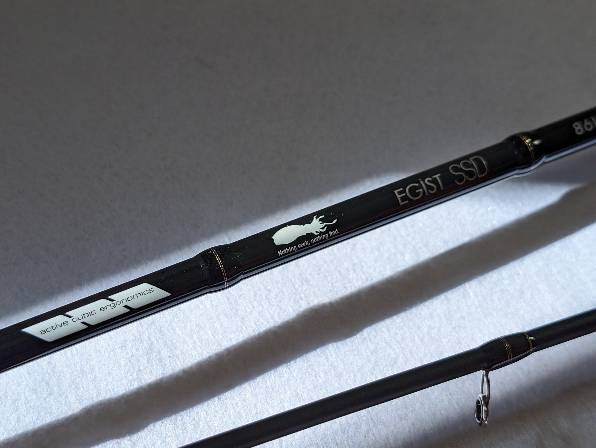 Tailwalk EGIST SSD 86L SL Squid Fishing Rod view of Egist squid logo