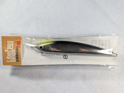 Fish Trippers Village Liber Tango Emocion 200 Ver HD Topwater Stickbait Chart Head Black Back