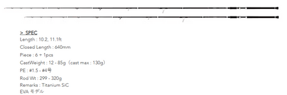 Transcendence Mareflipp 102 旅行竿