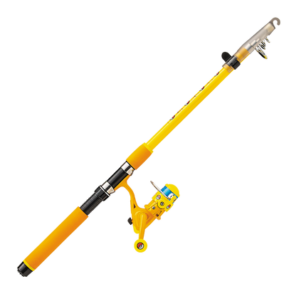 Valleyhill Pokémon 240 黄色皮卡丘儿童钓鱼竿套装