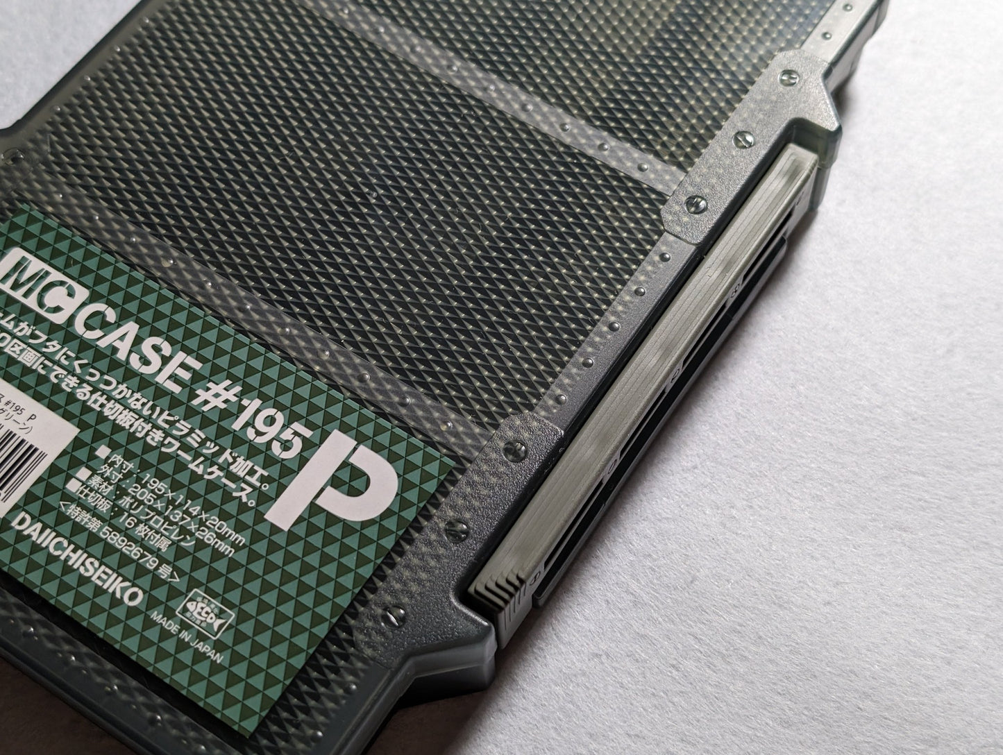Daiichiseiko MC Case #195 P Caja de aparejos de pesca 