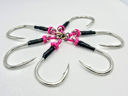 Sistema de anzuelo doble Hibiki Casting con anzuelo auxiliar 