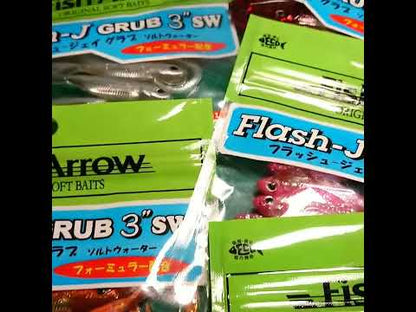 Señuelo blando Fish Arrow Flash J Grub de 3" SW 